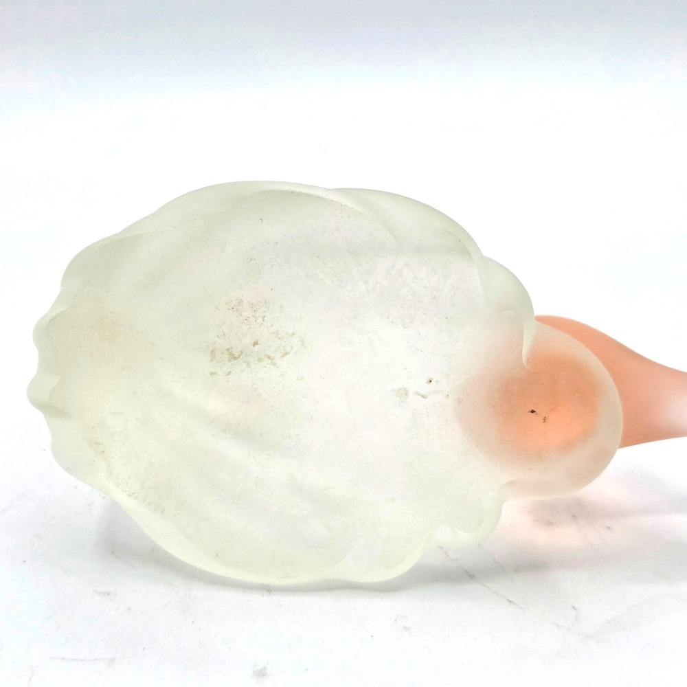 Pink Satin Glass Love Birds on Branch Hallmark Crowning Touch Collection Cottage - Picture 8 of 8